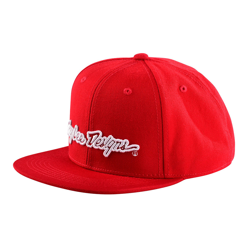 Troy Lee Designs Snapback Signature Hat; Flat Billed