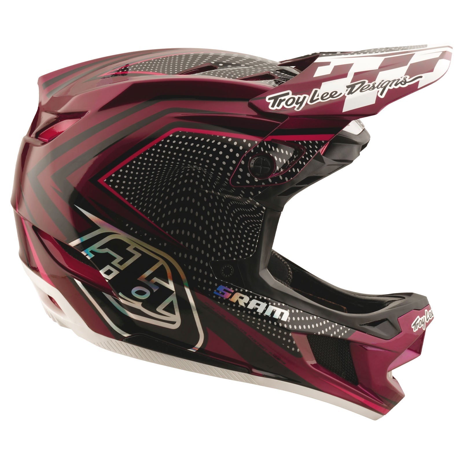 Troy Lee Designs D4 Carbon Helmet w/Mips - SRAM Radioscape