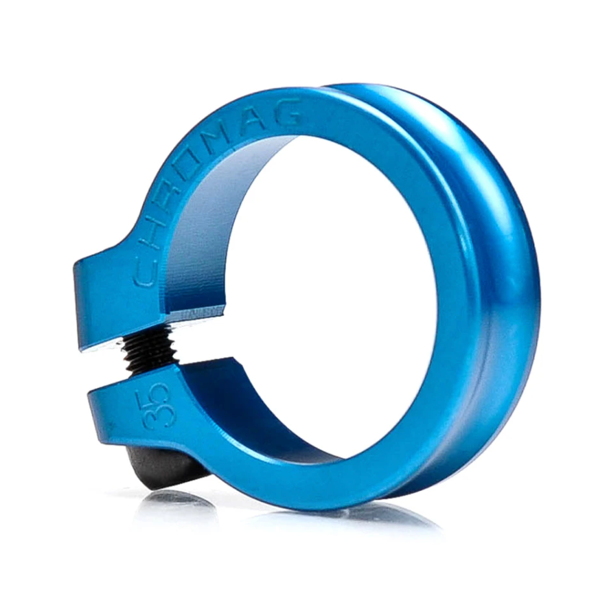 Chromag Chromag Seatpost Clamp Non QR Blue