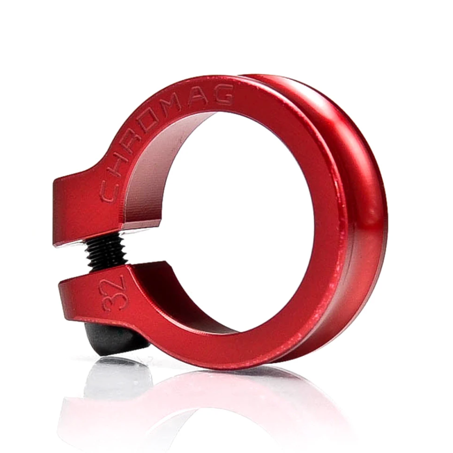 Chromag Chromag Seatpost Clamp Non QR Red