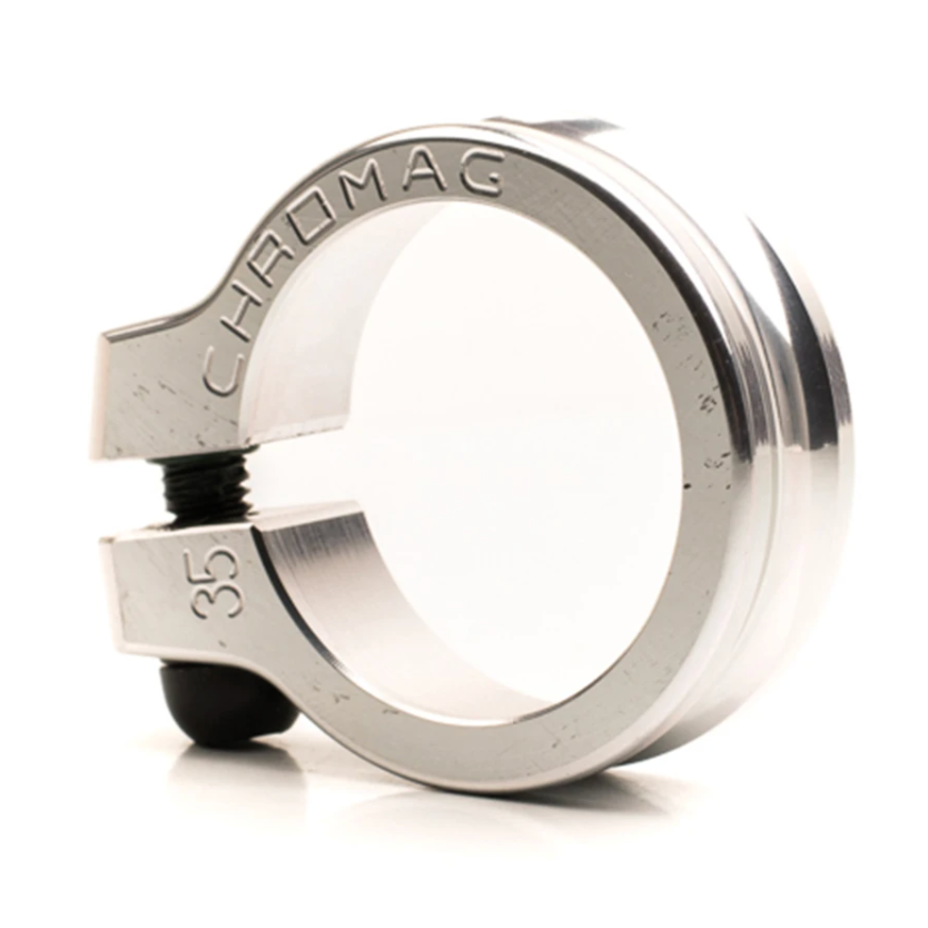 Chromag Chromag Seatpost Clamp Non QR Silver