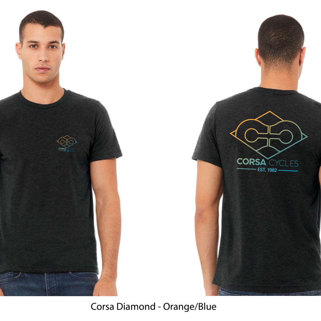 Corsa Cycles Diamond Logo T-Shirt