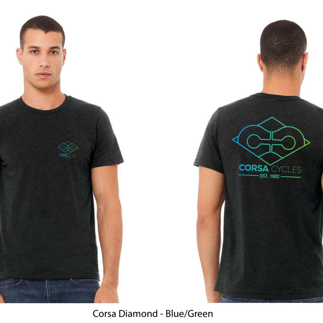 Corsa Cycles Diamond Logo T-Shirt
