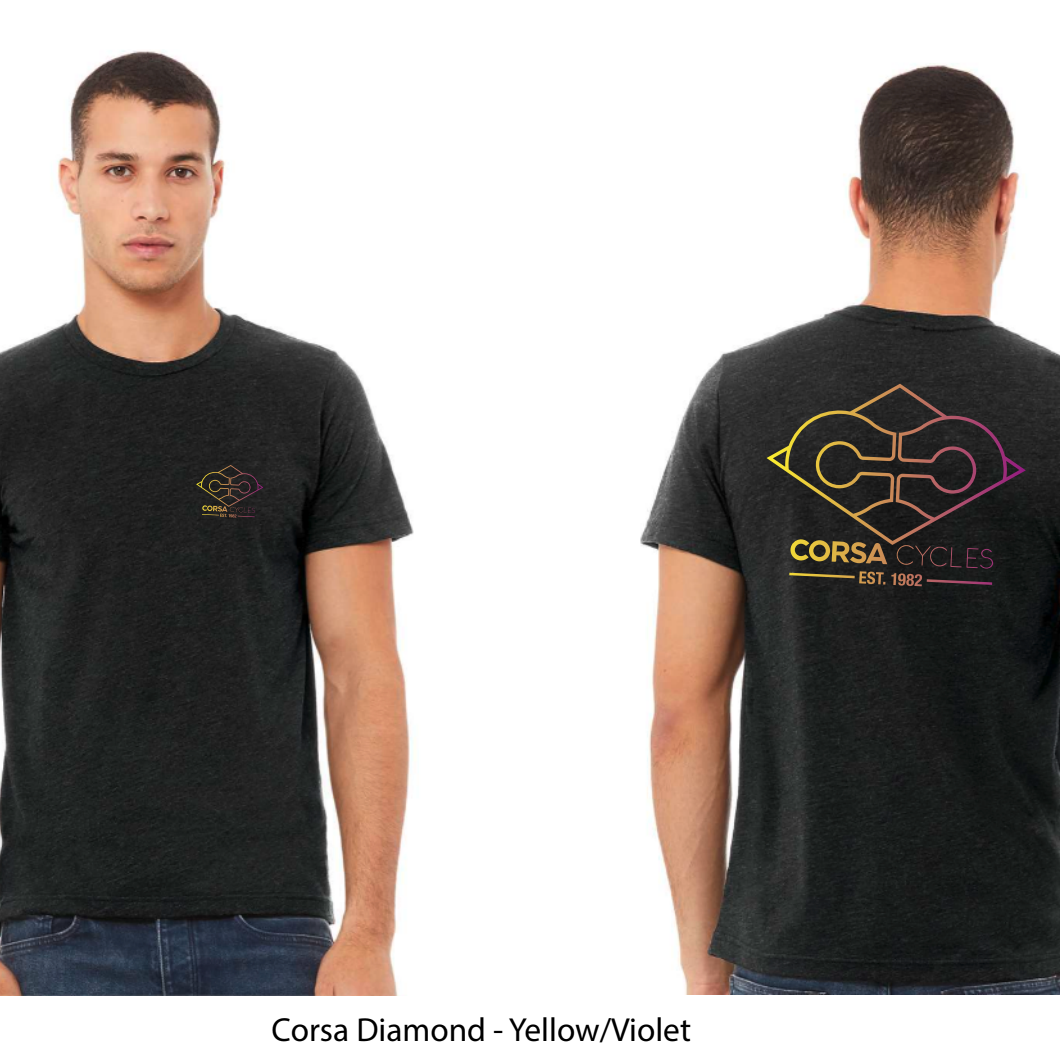 Corsa Cycles Diamond Logo T-Shirt