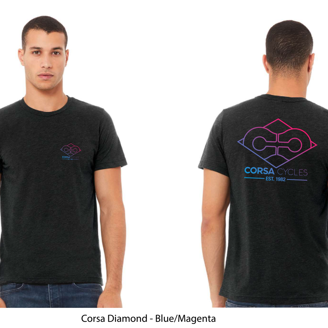 Corsa Cycles Diamond Logo T-Shirt