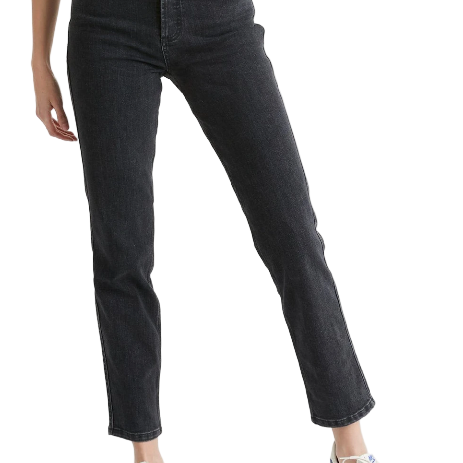 DUER Women's Midweight Performance Denim High Rise Straight