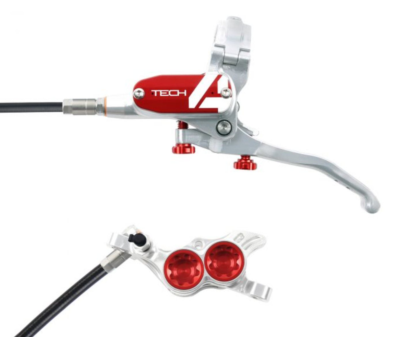 Hope Tech E4 Standard Hose Disc Brake w/o Rotor