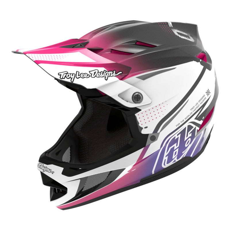 Troy Lee Designs D4 Carbon Helmet w/Mips - Drip