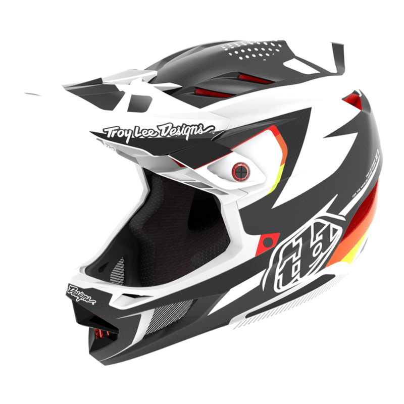 Troy Lee Designs D4 Carbon Helmet w/Mips - Optic