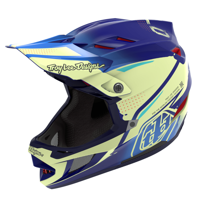 Troy Lee Designs D4 Composite Helmet w/Mips - Drip
