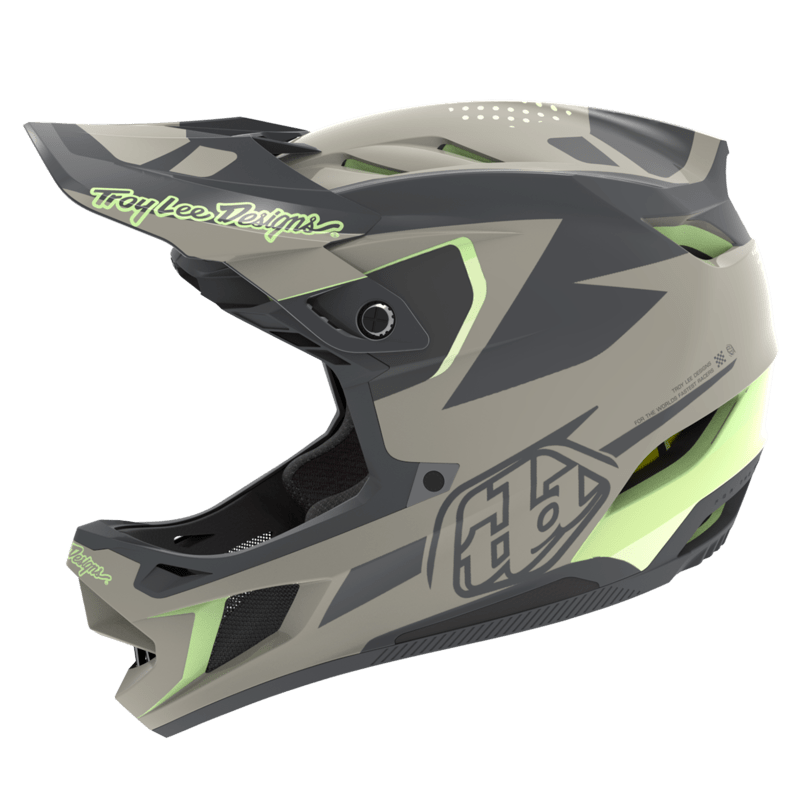 Troy Lee Designs D4 Composite Helmet w/Mips - Optic