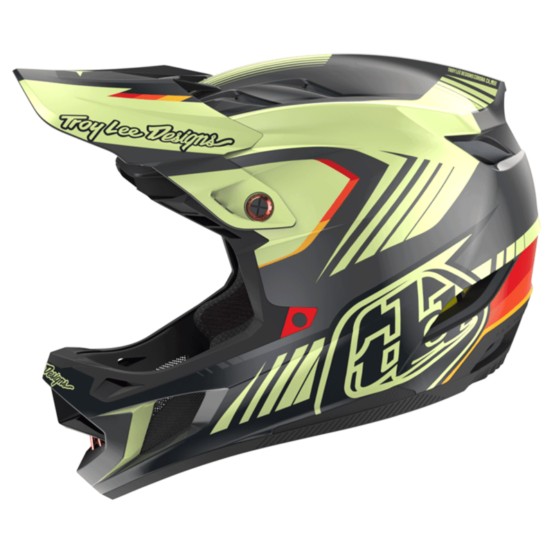 Troy Lee Designs D4 Polyacrylite Helmet w/Mips - Qualifer