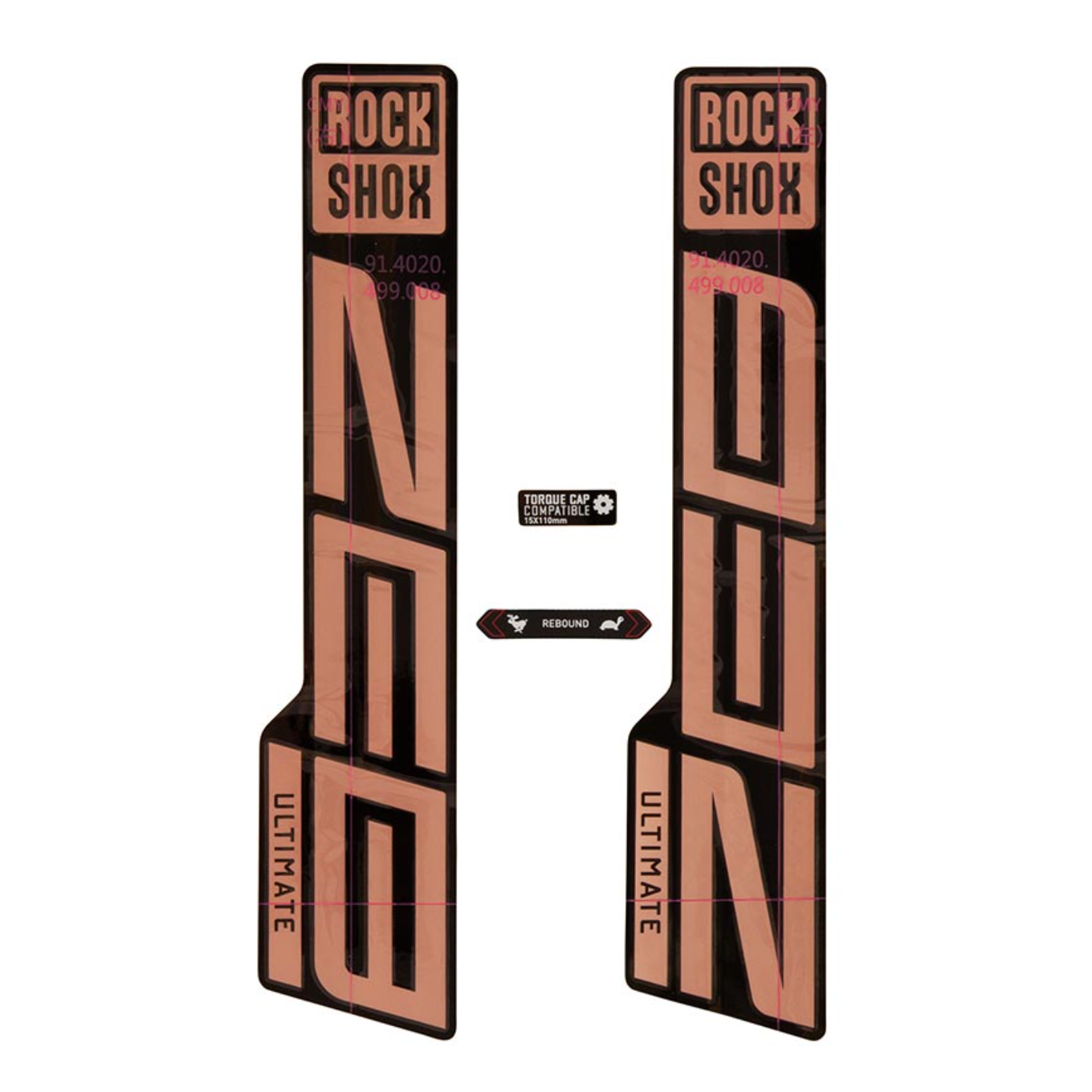 RockShox, ZEB Ultimate Decal Kit