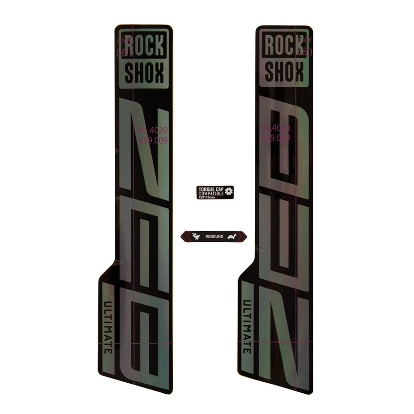 RockShox, ZEB Ultimate Decal Kit