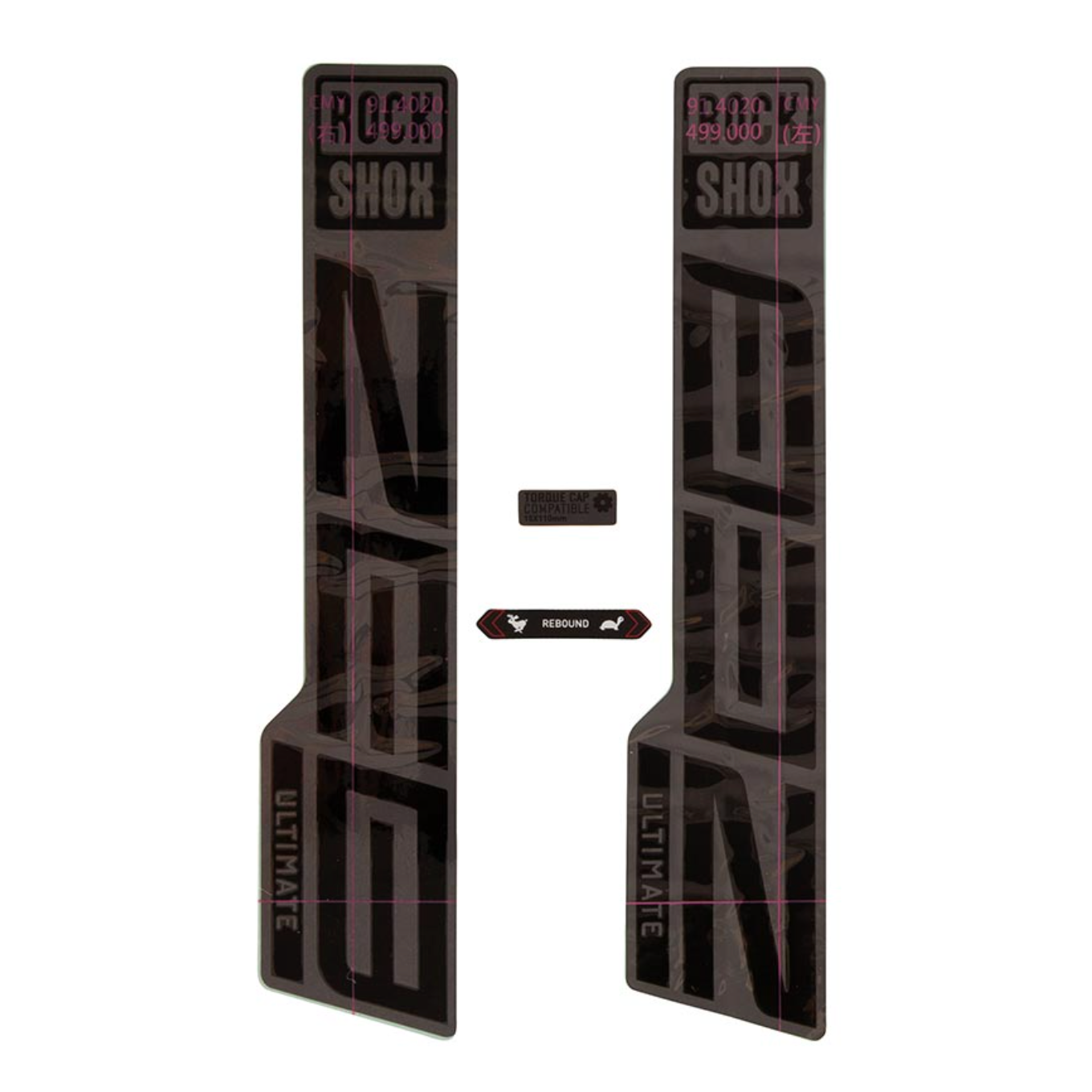 RockShox, ZEB Ultimate Decal Kit