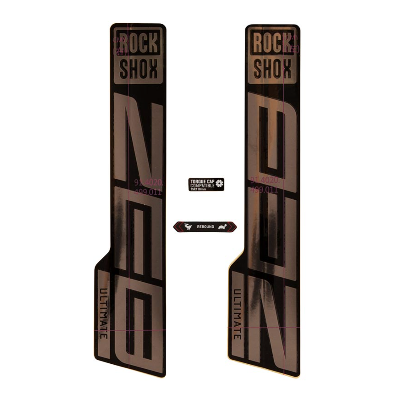 RockShox, ZEB Ultimate Decal Kit