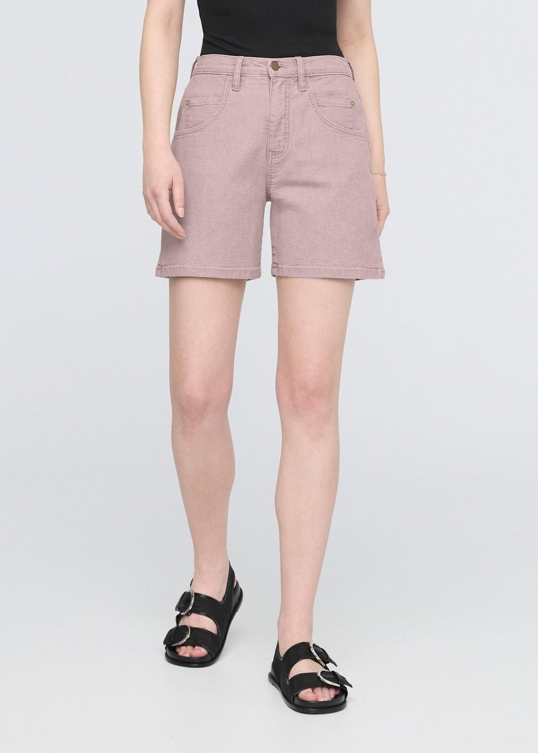 DUER Women's Stretch Canvas High Rise Relaxed Short