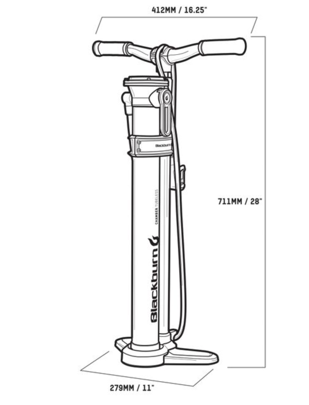 Blackburn Chamber Tubeless Pump