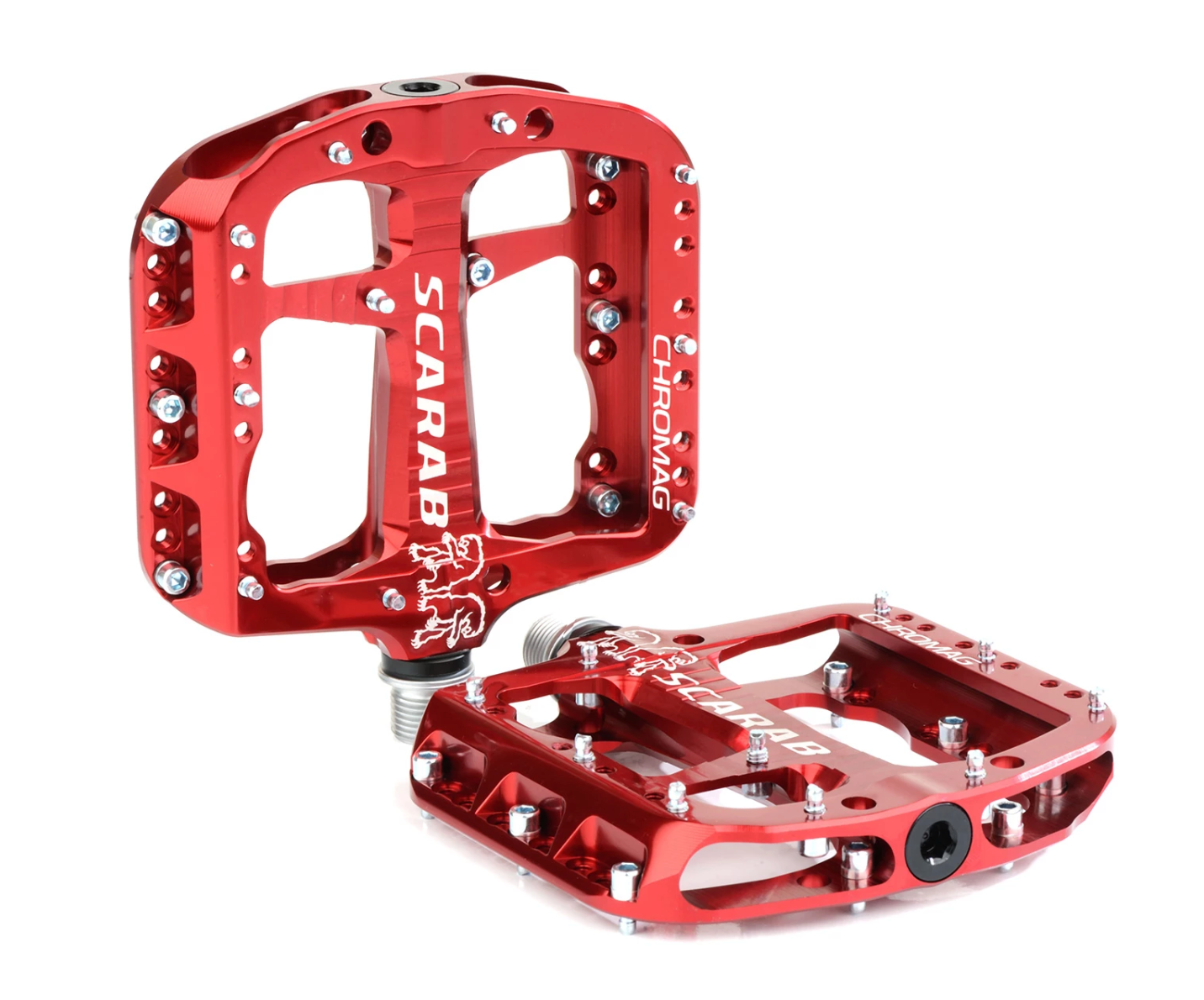 Chromag Scarab Pedals red