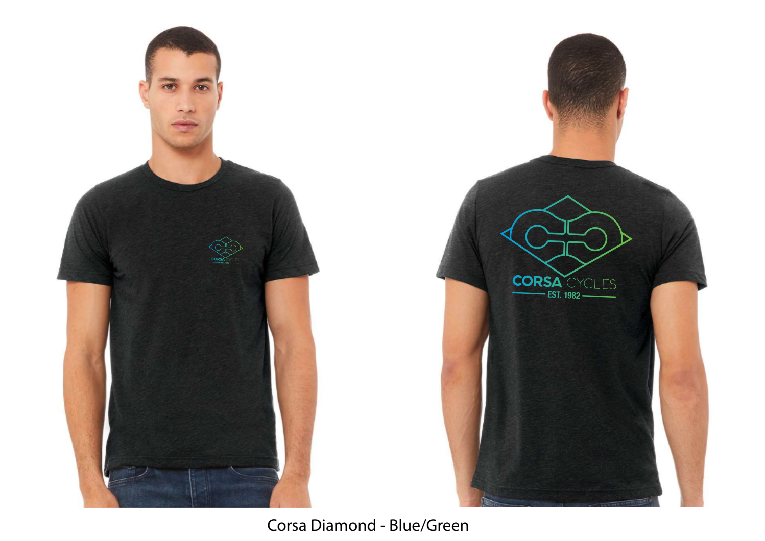 Corsa Cycles Diamond Logo T-Shirt