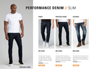 DUER Performance Denim Slim - Rinse