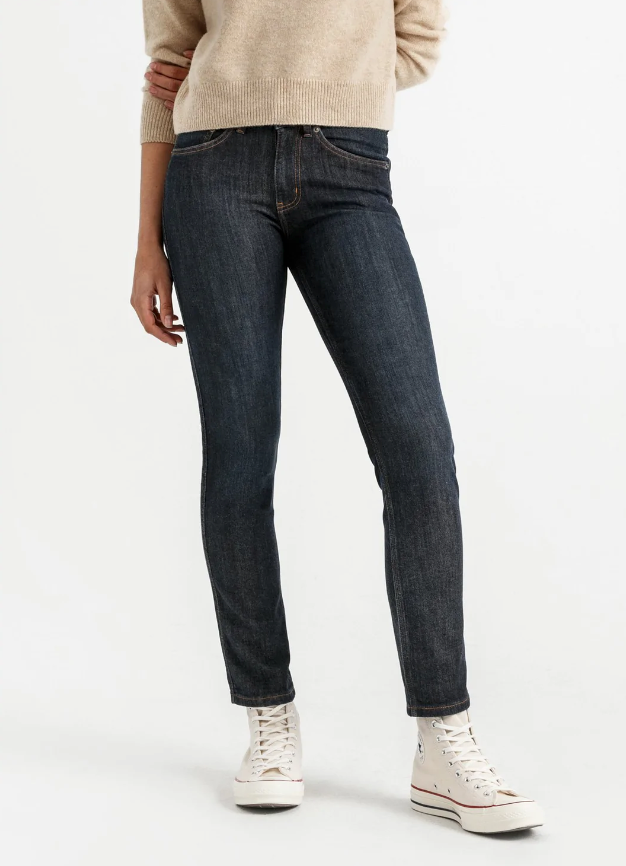 DUER Women's Fireside Denim Slim Straight