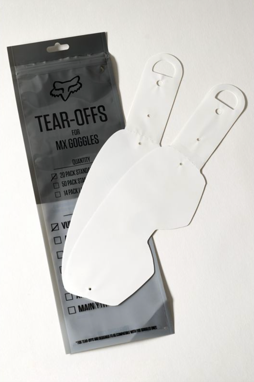 Fox VUE Laminated Tear Offs - 14PK Clear