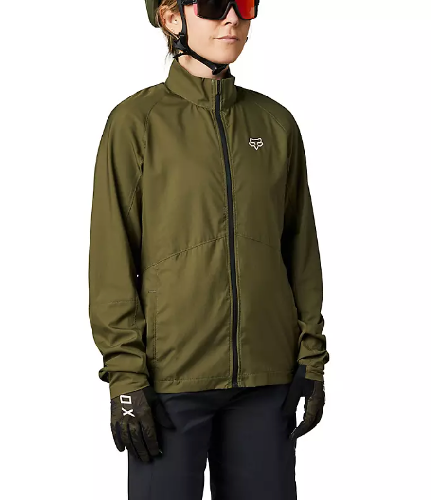 Fox Women's Ranger Wind Jacket Olive LG