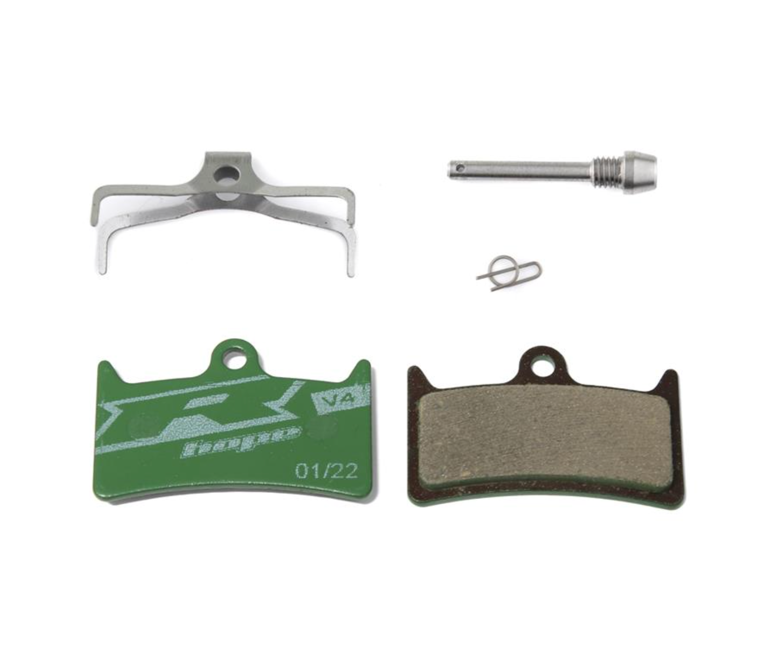 Hope Tech V4 Brake Pad Racing Green