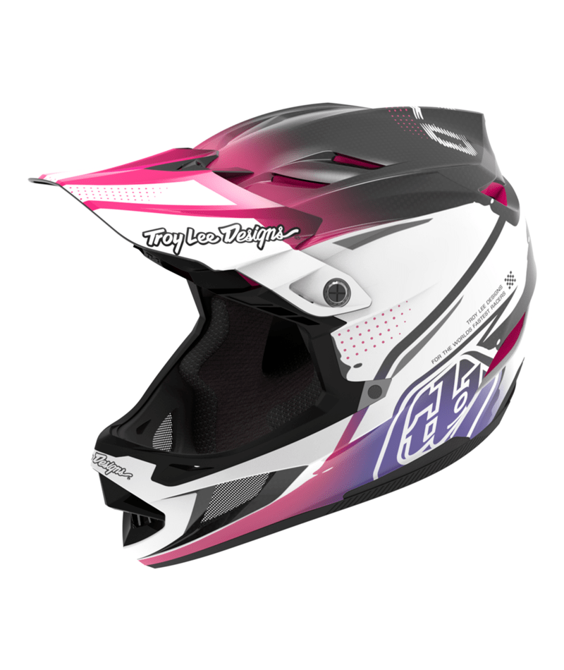 Troy Lee Designs D4 Carbon Helmet w/Mips - Drip