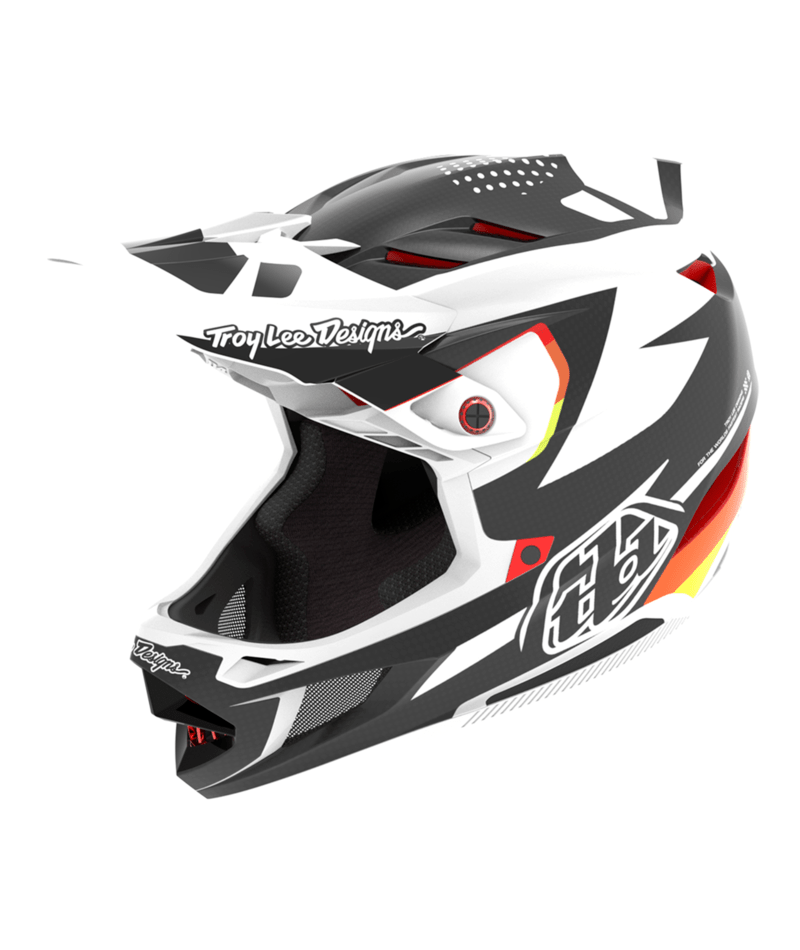 Troy Lee Designs D4 Carbon Helmet w/Mips - Optic