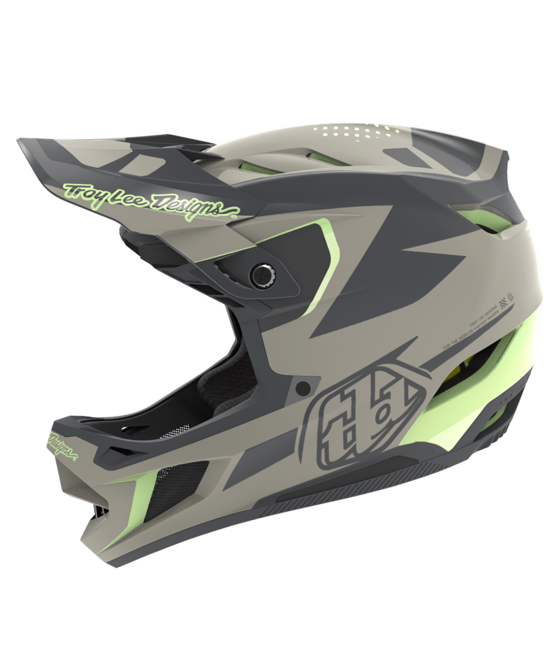 Troy Lee Designs D4 Composite Helmet w/Mips - Optic