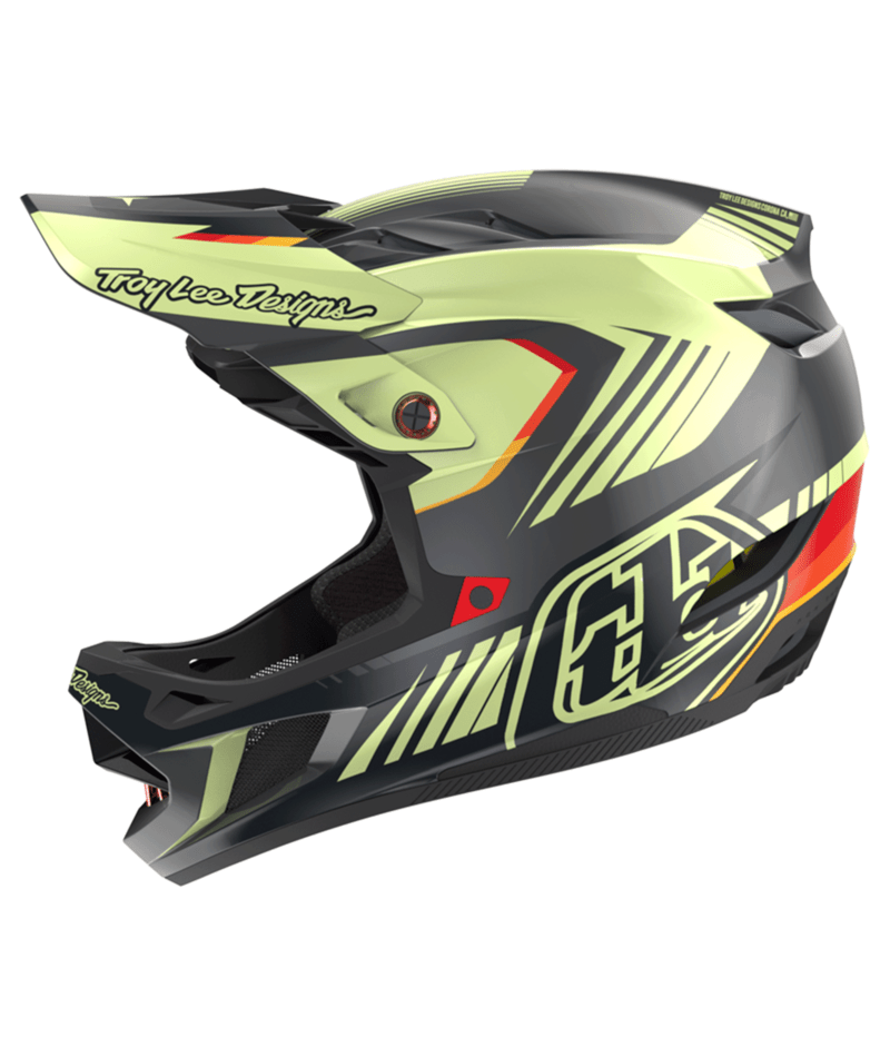 Troy Lee Designs D4 Polyacrylite Helmet w/Mips - Qualifer