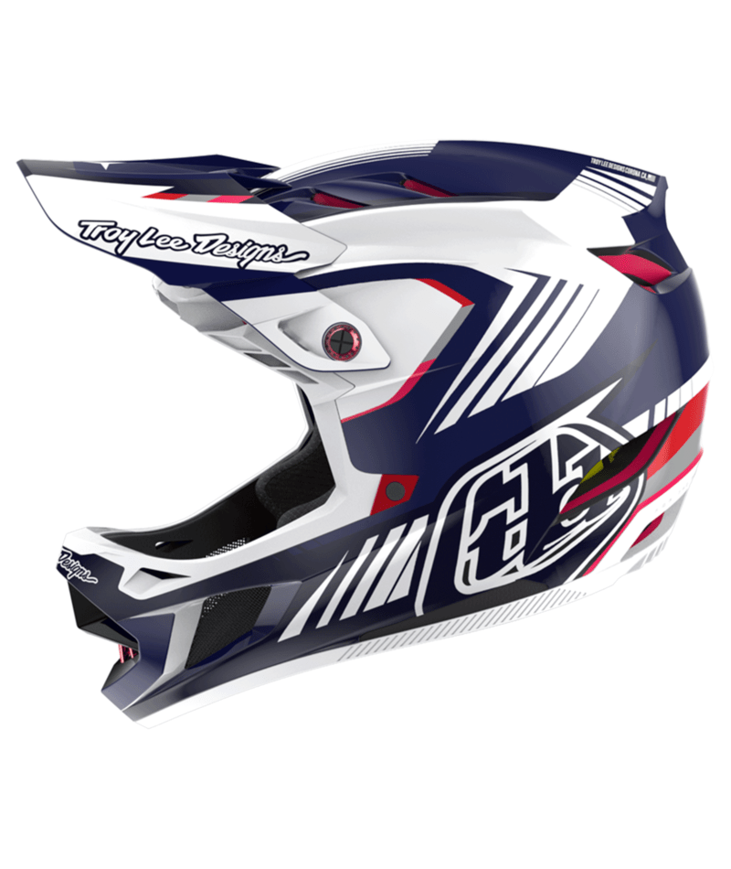 Troy Lee Designs D4 Polyacrylite Helmet w/Mips - Qualifer