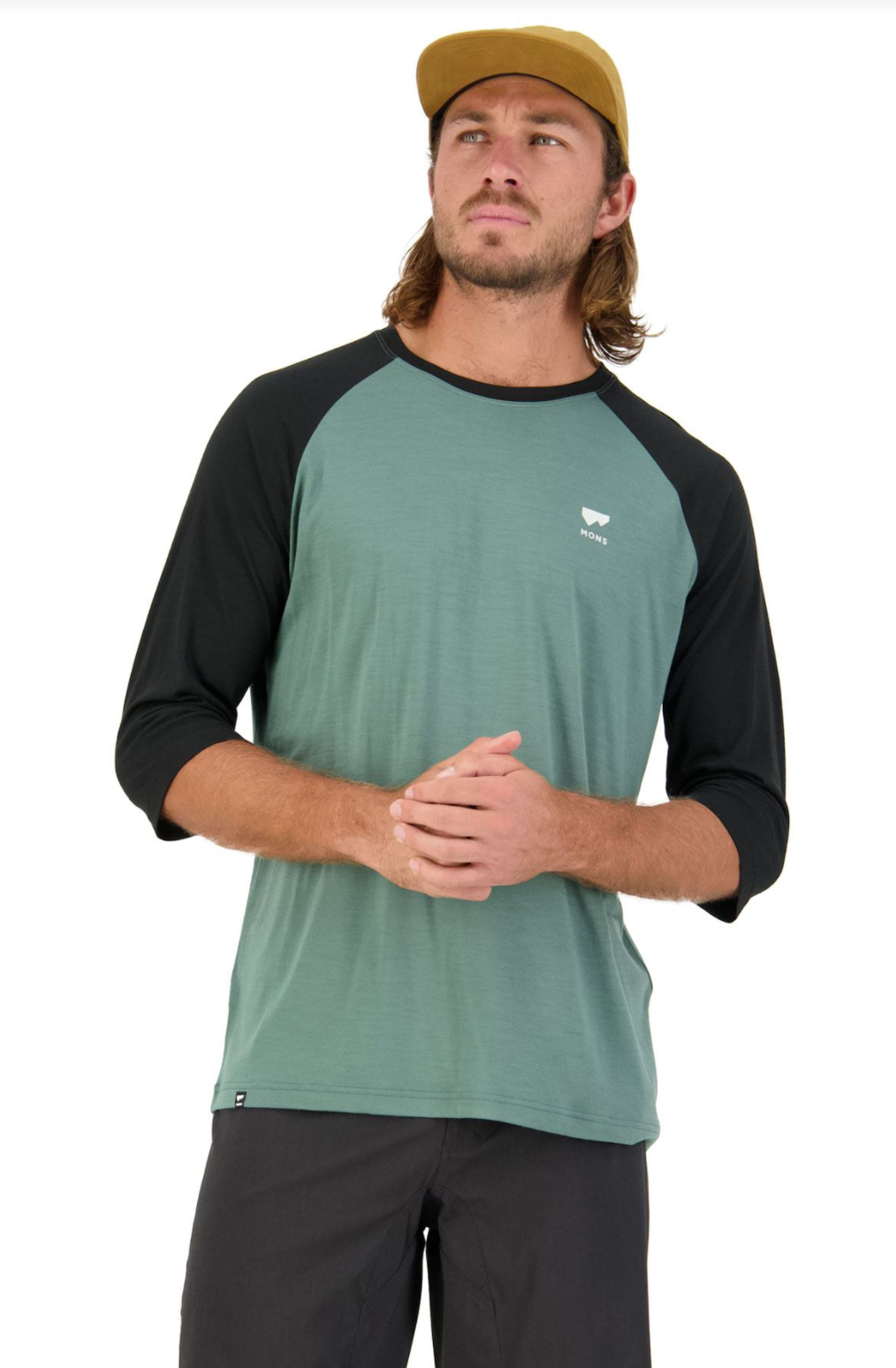 Mons Royale Men's Tarn Merino Shift Raglan 3/4