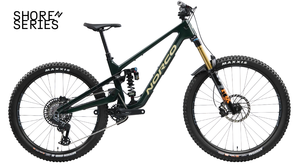 Green Norco Dh Team 2025 Norco Sight C1 160 MX Shore Series