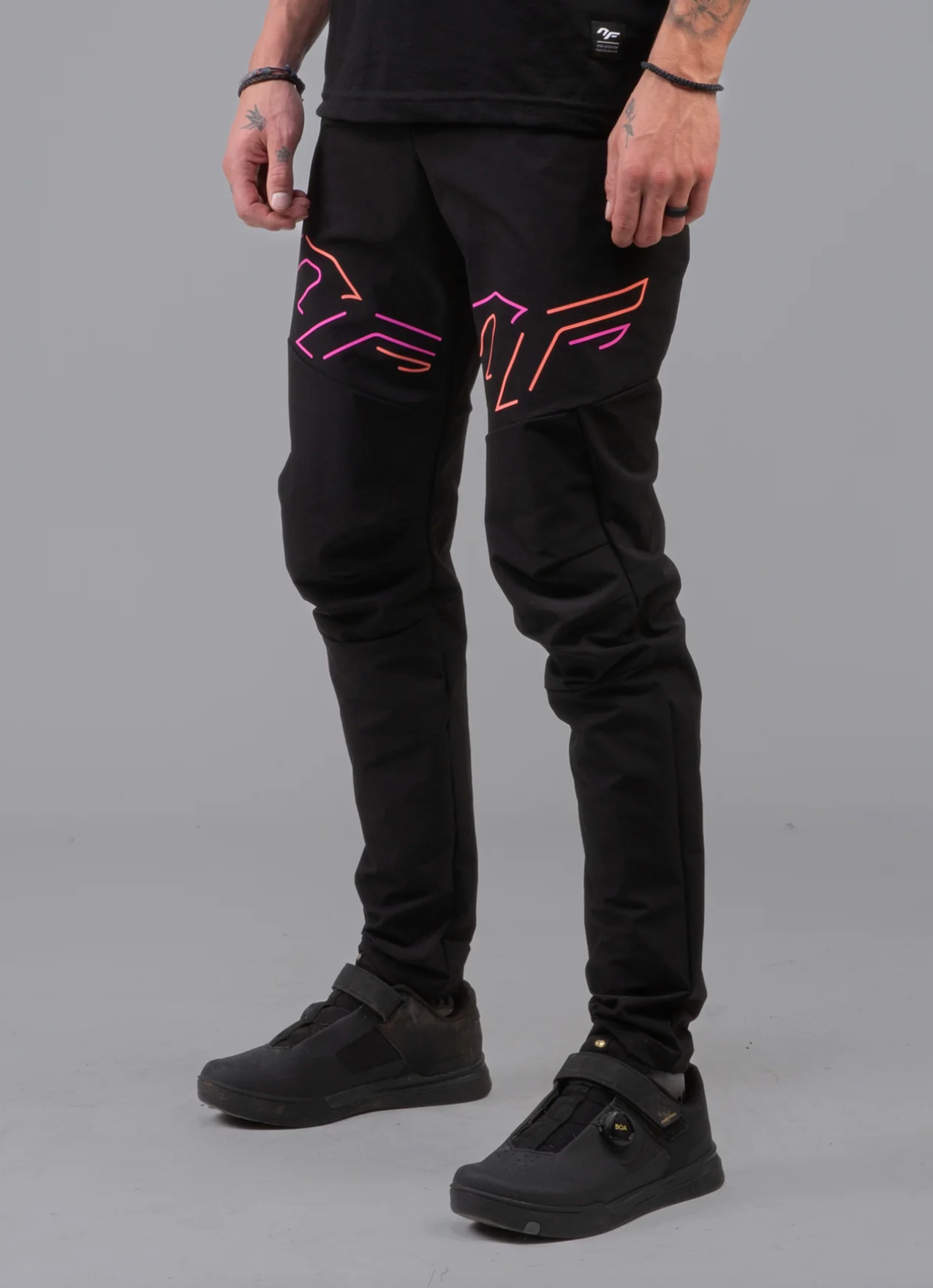 NF DP4 - 1/2 Pants - Black / Neon