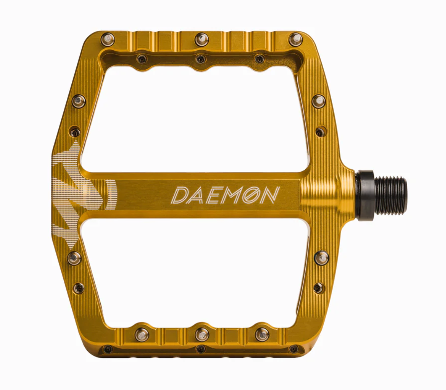 Flat pedals gold sale