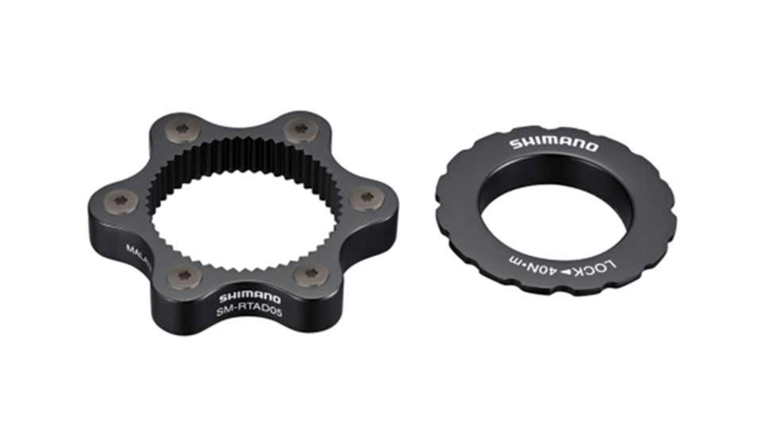 Shimano SM-RTAD05 Centerlock To 6-Bolt Mount Adapter With Outer Lock Ring