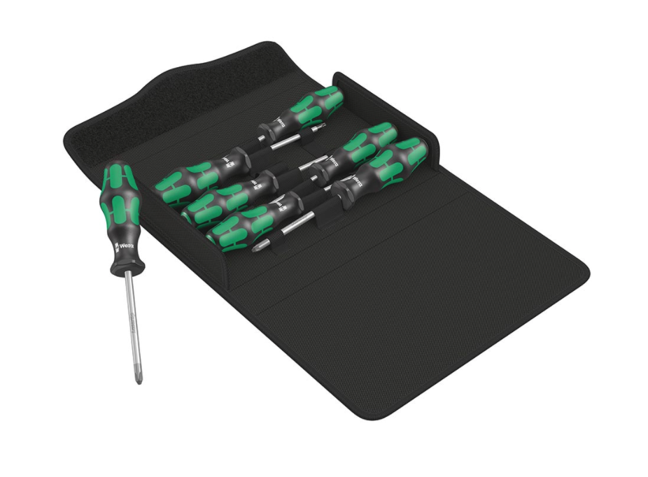 Wera 300/7 Kraftform Screwdriver Set