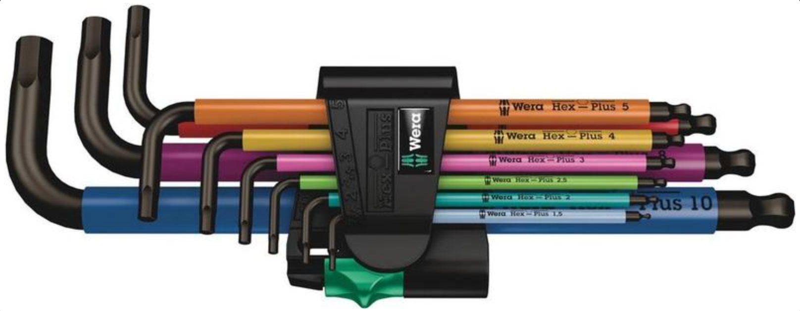 Wera Tools Hex Plus Multicolour Long Arm L-Key Set